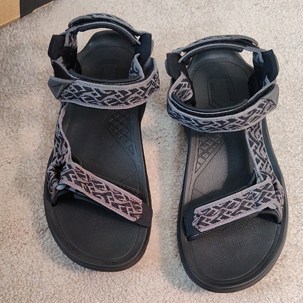 Teva Black and Gray Sandals Men's